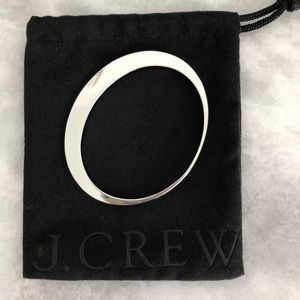 J. Crew Silver Bangle Bracelet